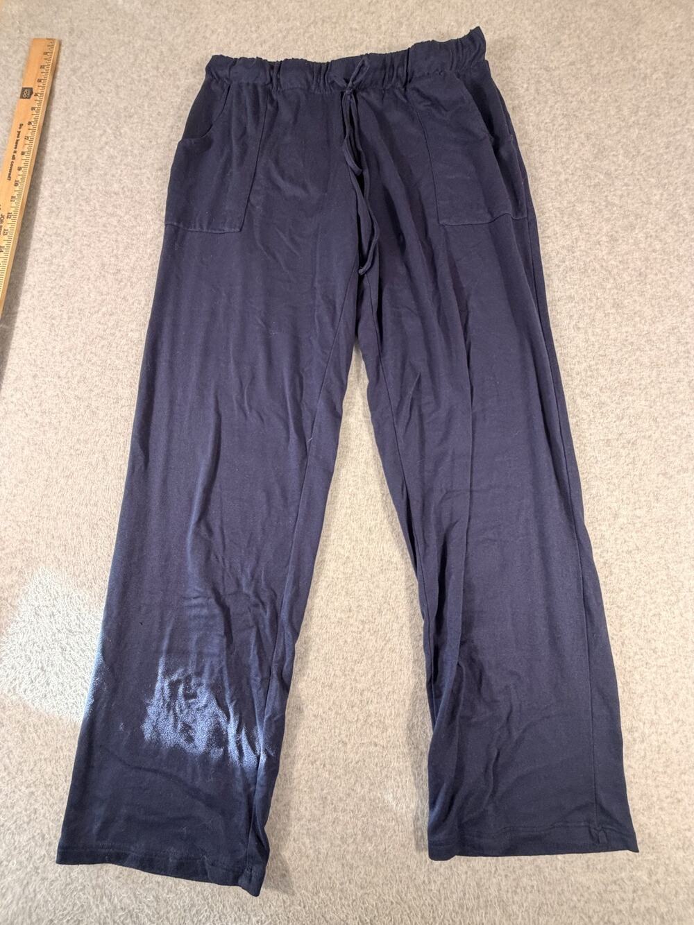 Lucky Brand Soft Pajama Pants, Women's Pajama Pants, Navy Blue, Size M